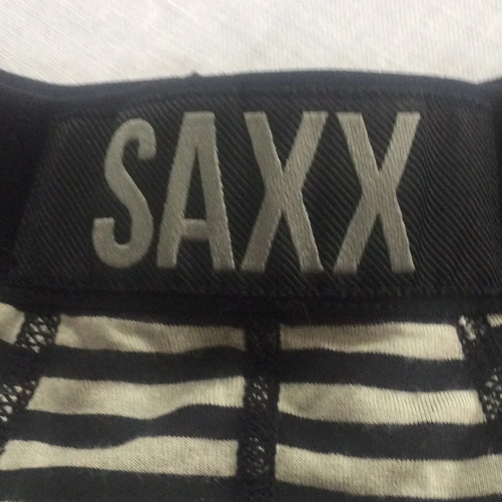 🌞 Saxx luxury boxer brief underwear black & white modern fit men size XS